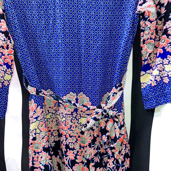 Blue and flowery dress - Picture 6 of 6